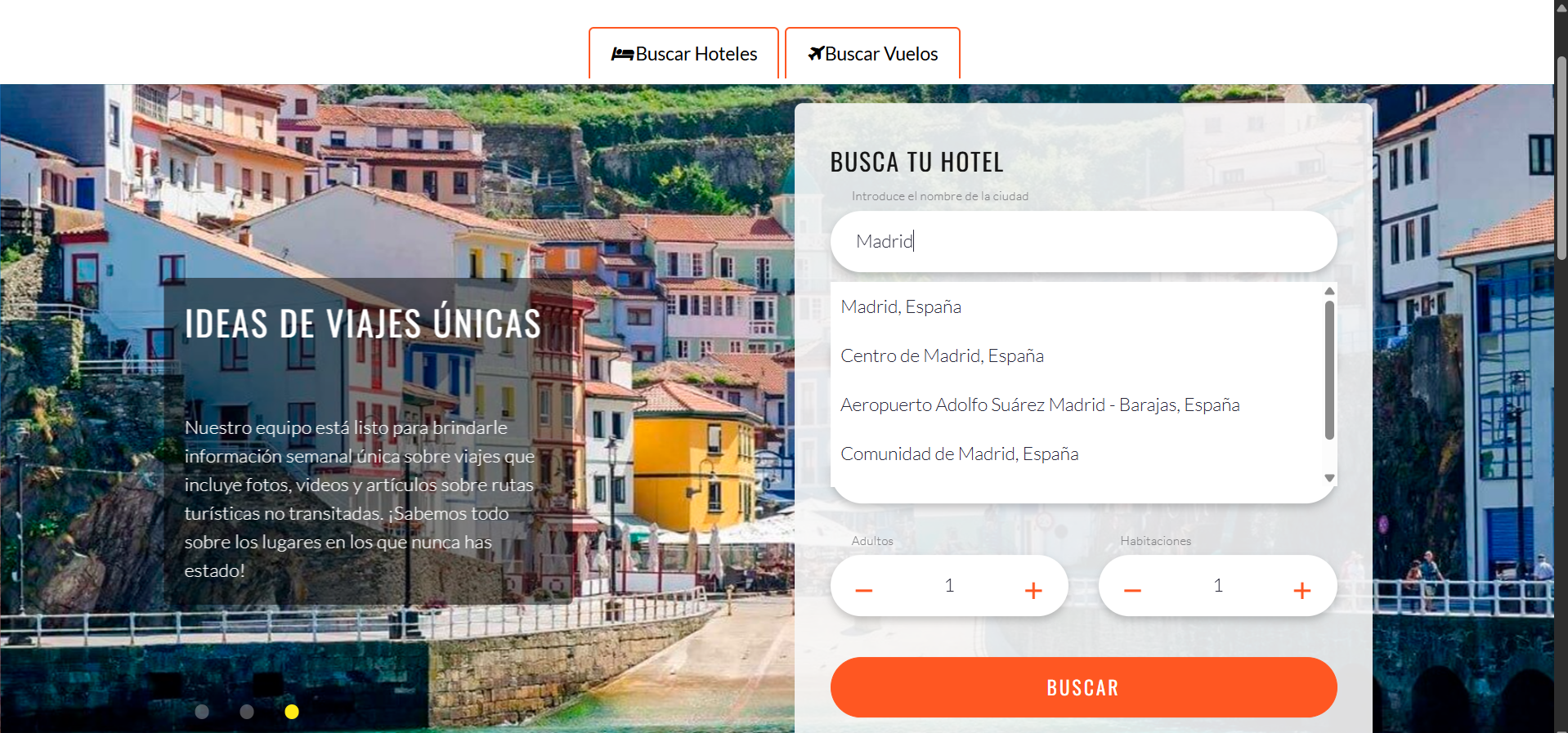 Proyecto: Cartaya Travel (Agencia de Viajes Online)